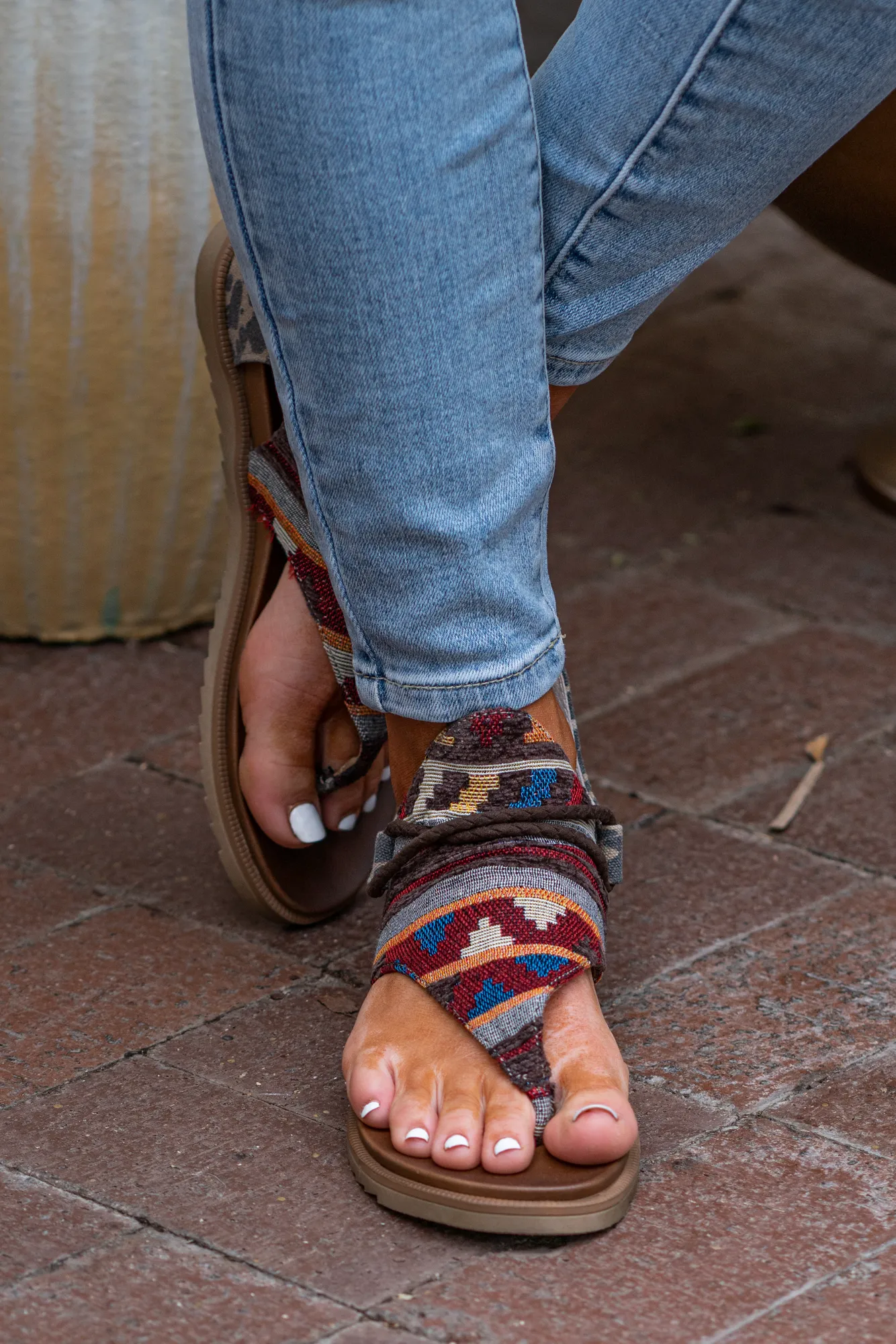 Rock With Me Zip Up Sandals