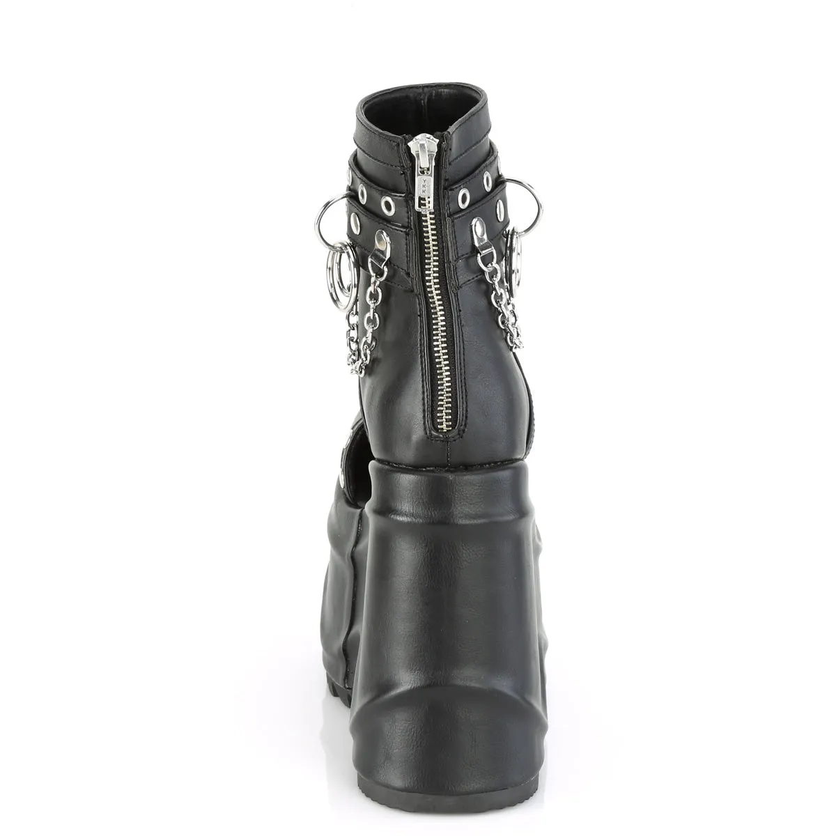 WAVE-22  Black Vegan Leather